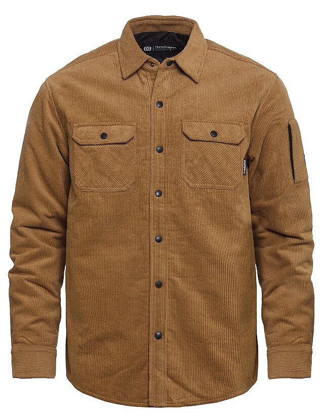 chemise Horsefeathers Dough Insulated LS - Camel Corduroy - men´s