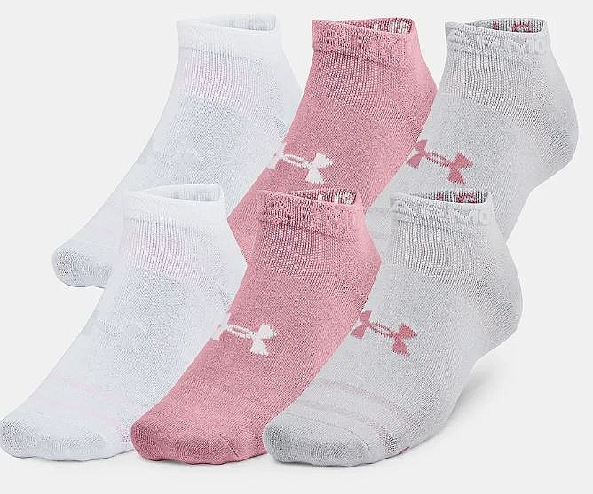 sockor Under Armour Essential 6 Pack - Pink Elixir/Pink