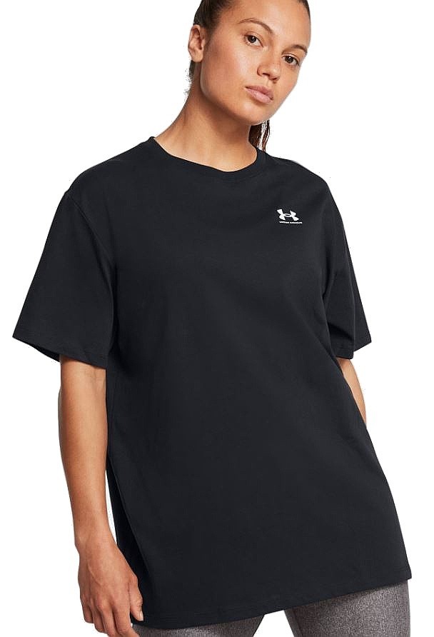 рубашка Under Armour BF Oversized Logo - Black/White - women´s