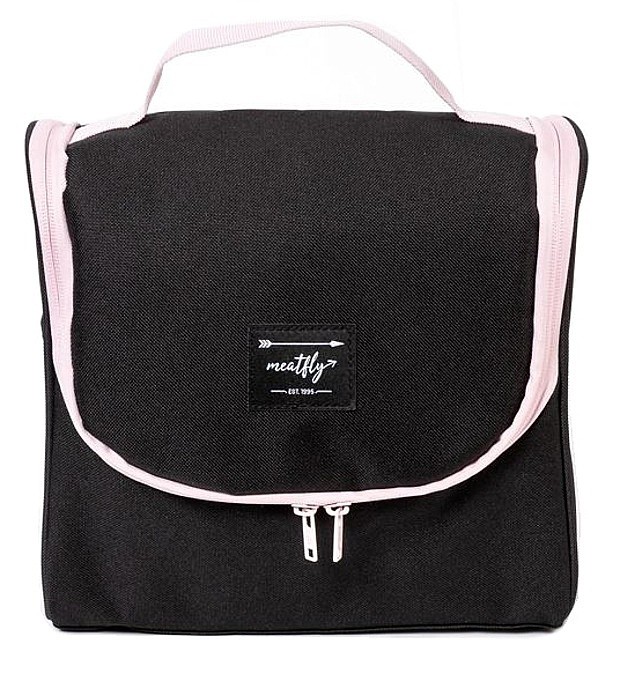 kozmetická taška Meatfly Cara Vanity - Black