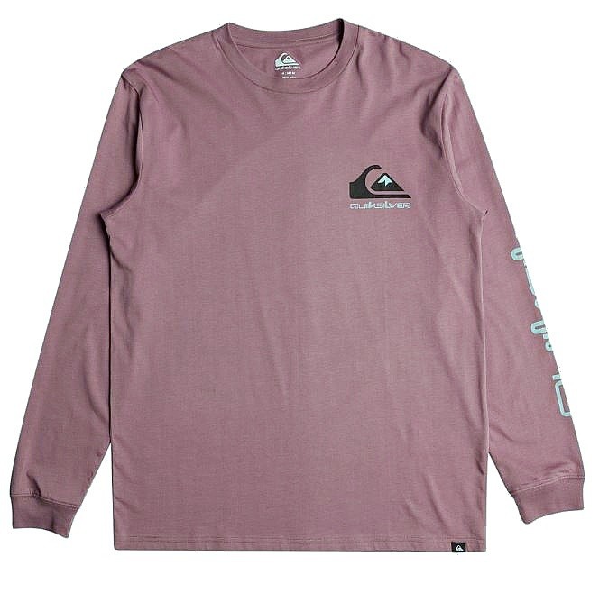 camisa Quiksilver Comp Logo LS - PMR0/Grape Shake - men´s