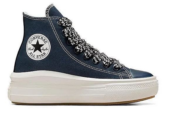 boty Converse Chuck Taylor All Star Move Platform Canvas Hi - A10439/Into The Void/Vintage White