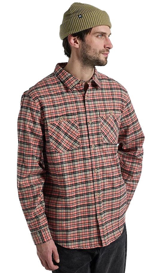 chemise Burton Favorite Flannel LS - Peach Echo Check - men´s