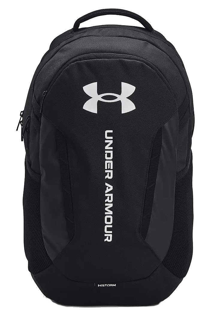 rucsac Under Armour Hustle 6.0 - Black/White