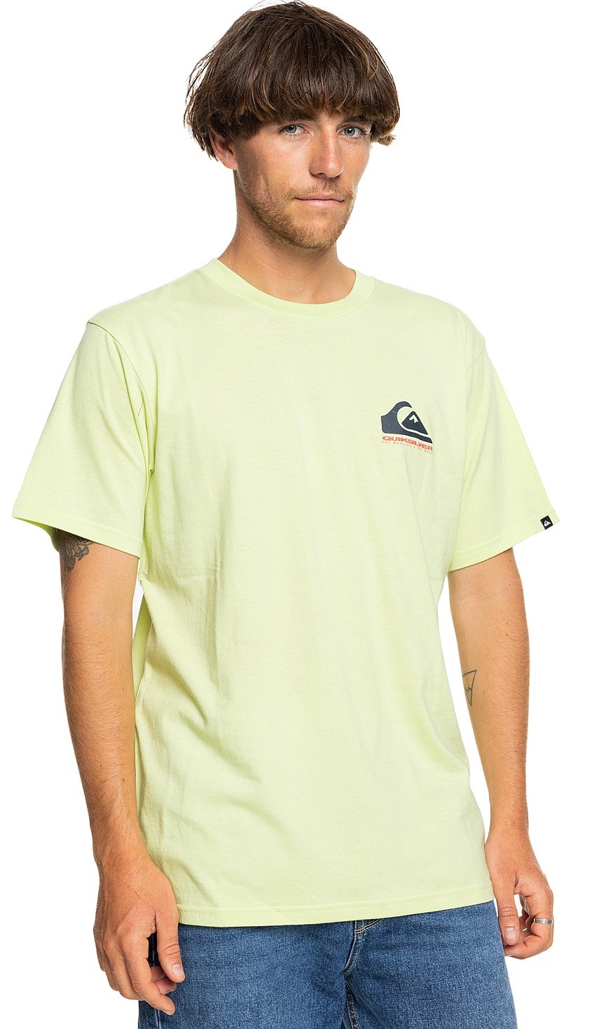 T-shirt Quiksilver Eye On Horizon - GCQ0/Shadow Lime - men´s