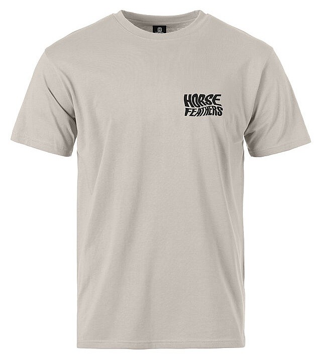 T-Shirt Horsefeathers Distort - Cement - men´s