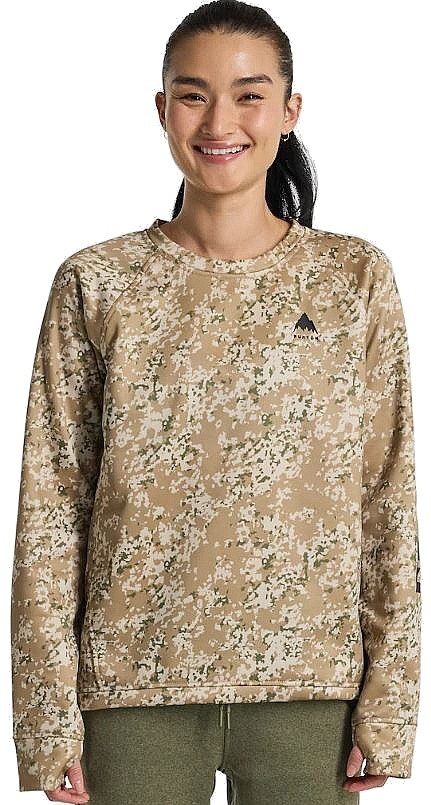 sweat-shirt Burton Oak Crew - Snowfall Camo - women´s