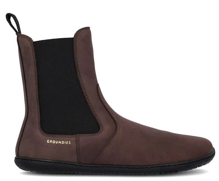 buty Groundies Camden Wide - Dark Brown