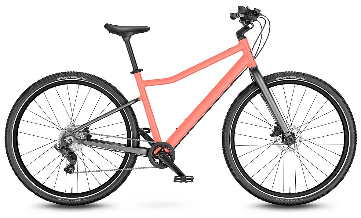 rower Woom 6 Explorer 26" - Neon Coral