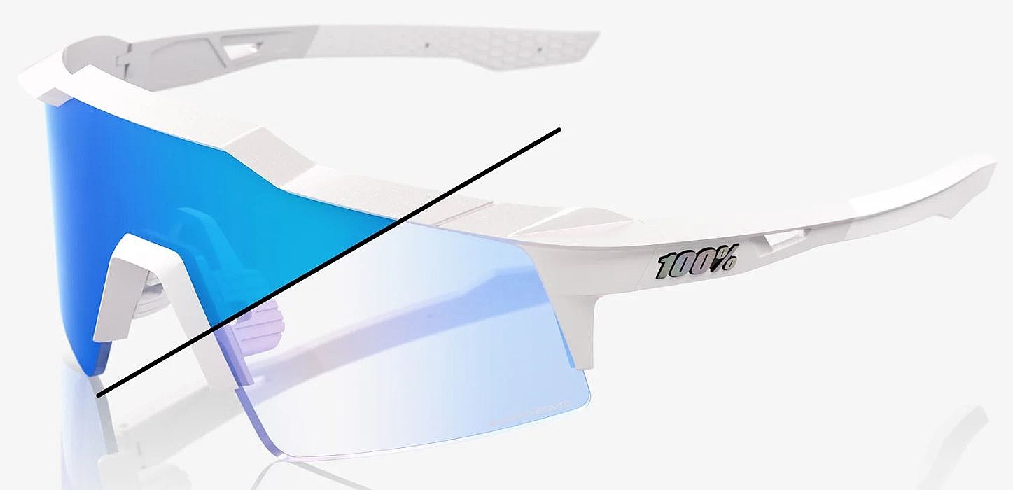 Brille 100% Speedcraft SL LE - Bastille/Blue Mirror Photochromic