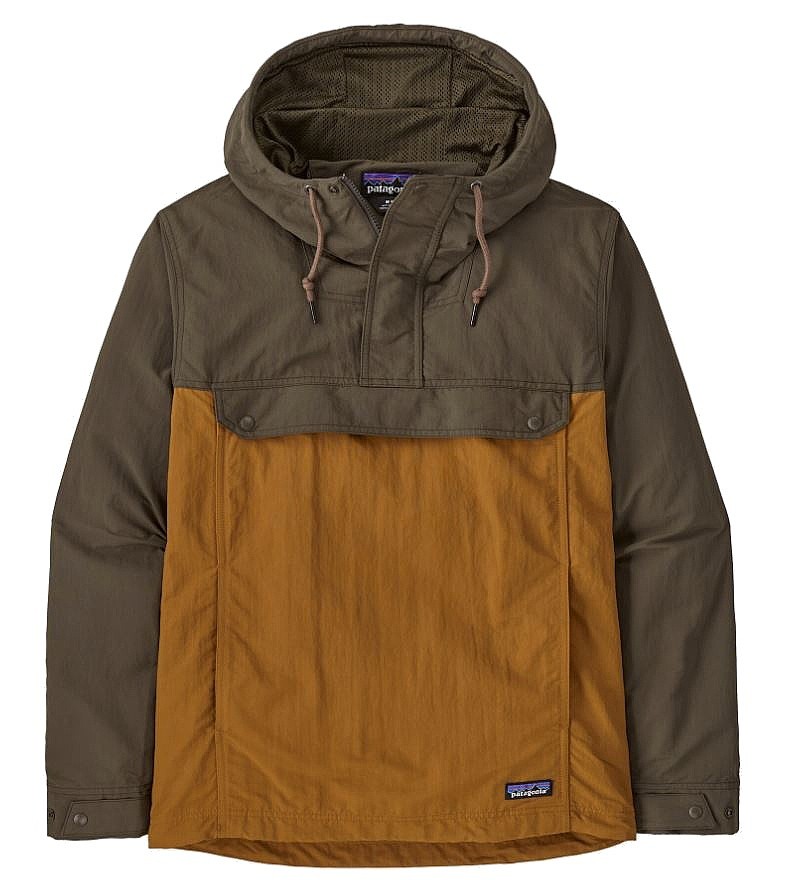 bunda Patagonia Isthmus Anorak - Shelter Brown