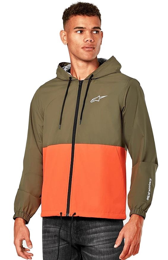 куртка Alpinestars Speeder Windbreaker - Military/Orange - men´s