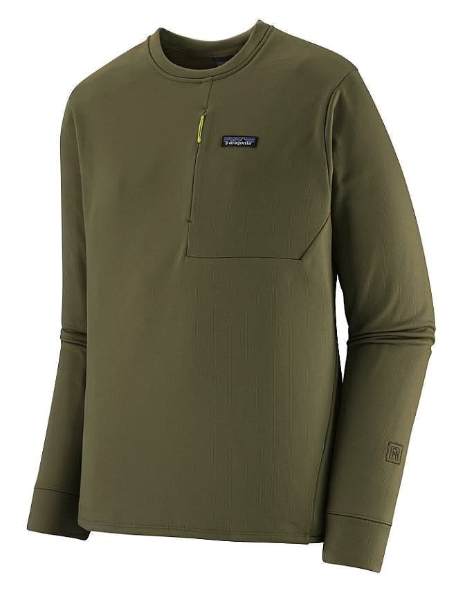 кофта Patagonia R1Thermal Crew - Pine Needle Green - men´s