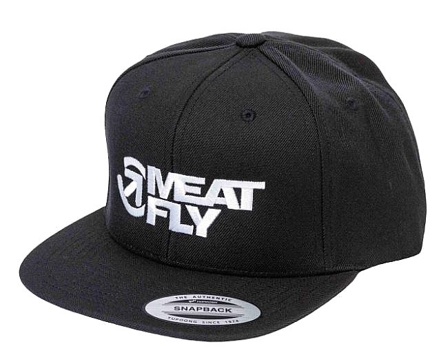 czapka z daszkiem Meatfly Ness Snapback - Black