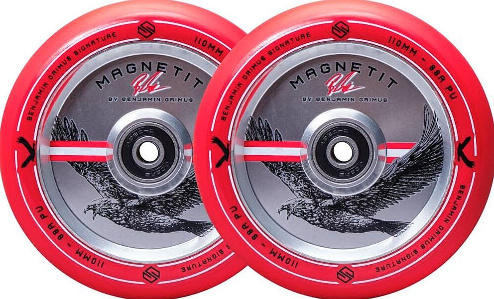 roues Striker Bgseakk Magnetit 110mm 2 Pack - Red