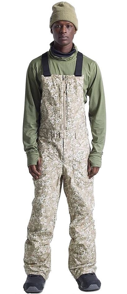 nohavice Burton Reserve Bib 2L Gore-Tex - Snowfall Camo