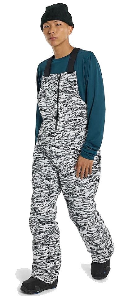 брюки Burton Reserve Bib 2L - Zebra Camo - men´s