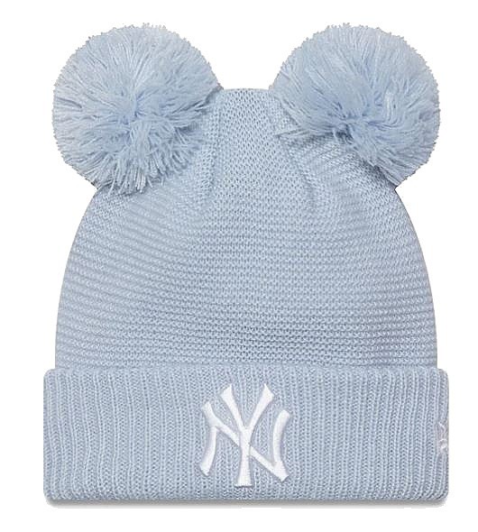 detská čiapka New Era Double Pom MLB New York Yankees Child - Blue/White