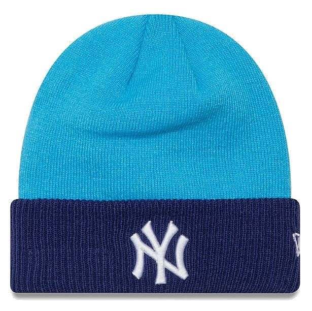 čepice New Era Colour Block MLB New York Yankees Youth - Dak Blue/Light Blue