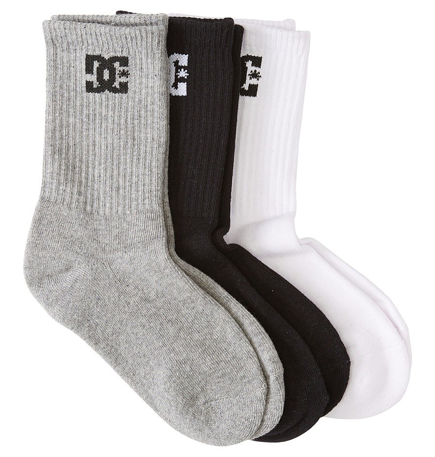 chaussettes DC SPP DC Crew 3 Pack - KVJ8/Assorted - boy´s
