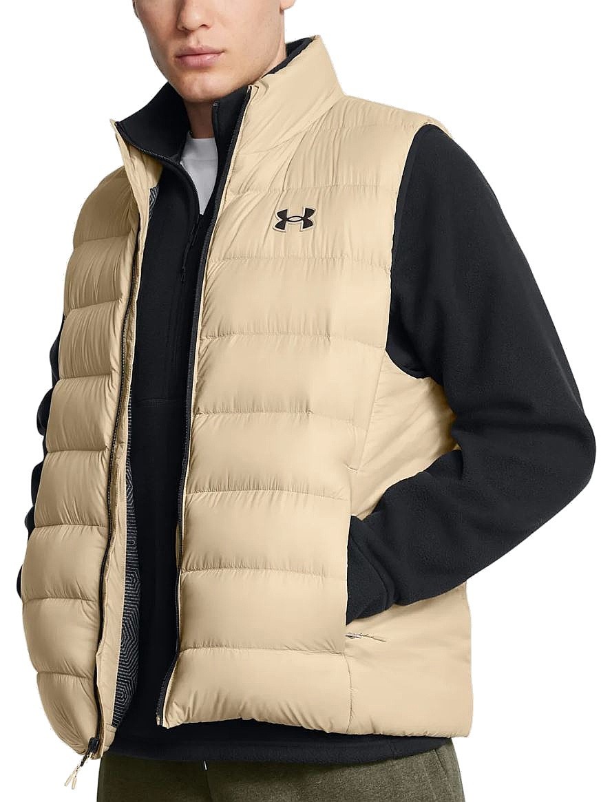 gilet Under Armour Legend Down - City Khaki/Black - men´s
