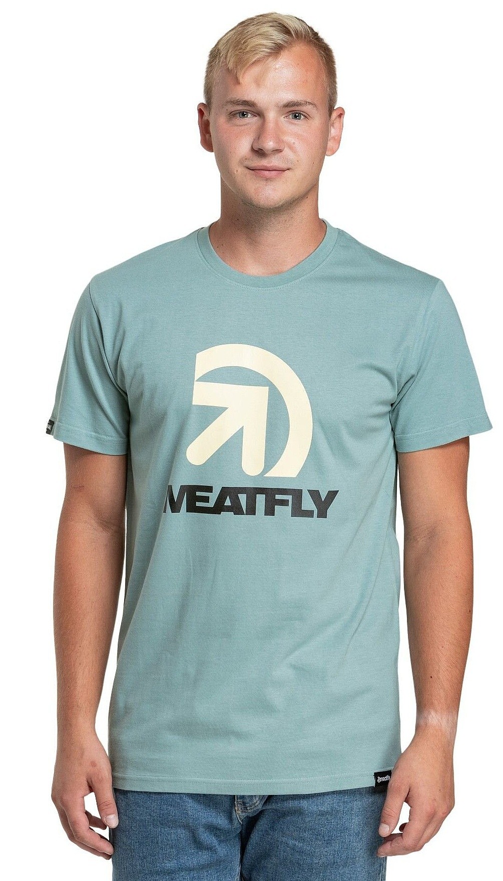 T-shirt Meatfly Dais - Dusty Mint - men´s