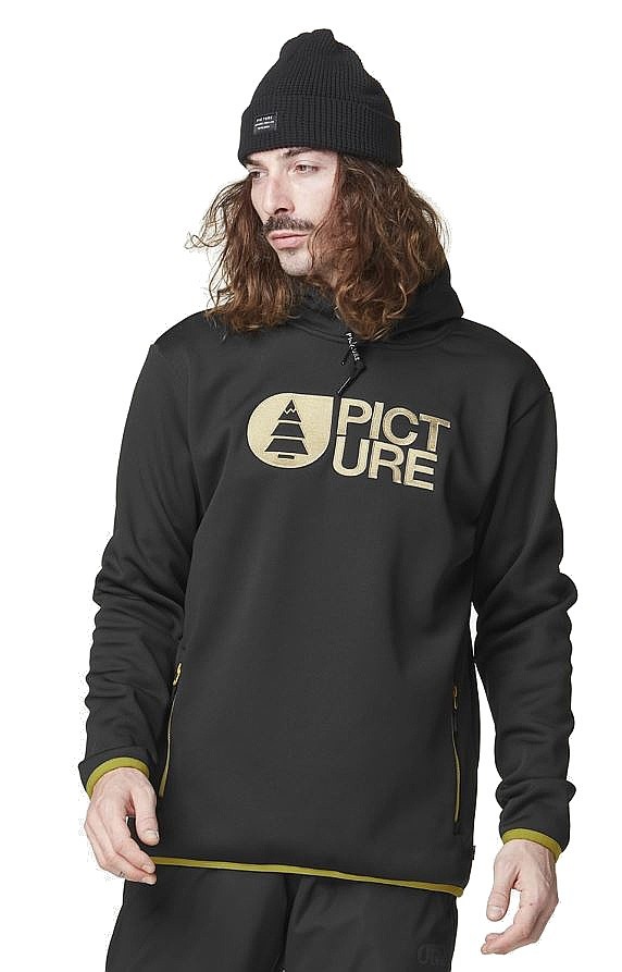sudadera Picture Park - Black - men´s