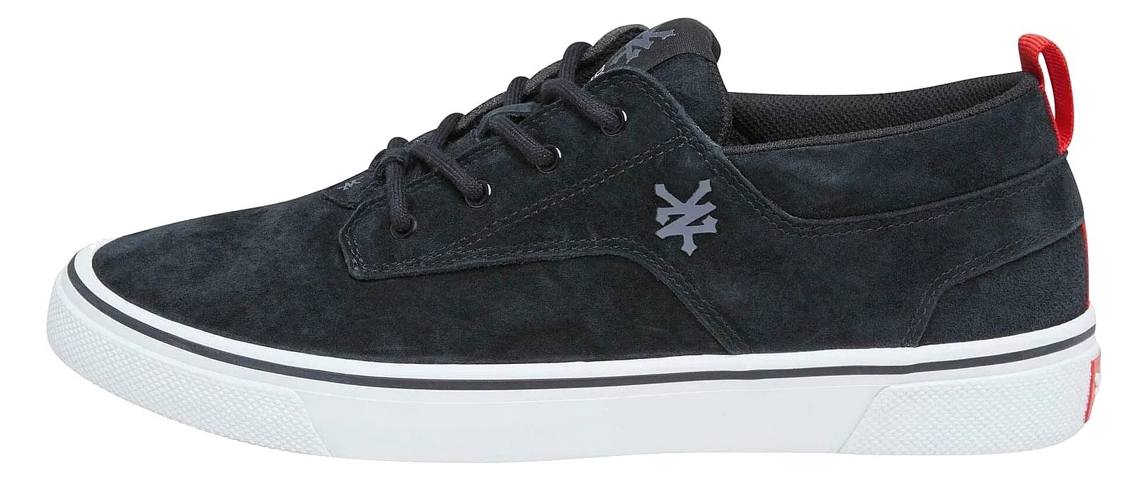 chaussures Zoo York Hangout - Black/Grey/Red - men´s