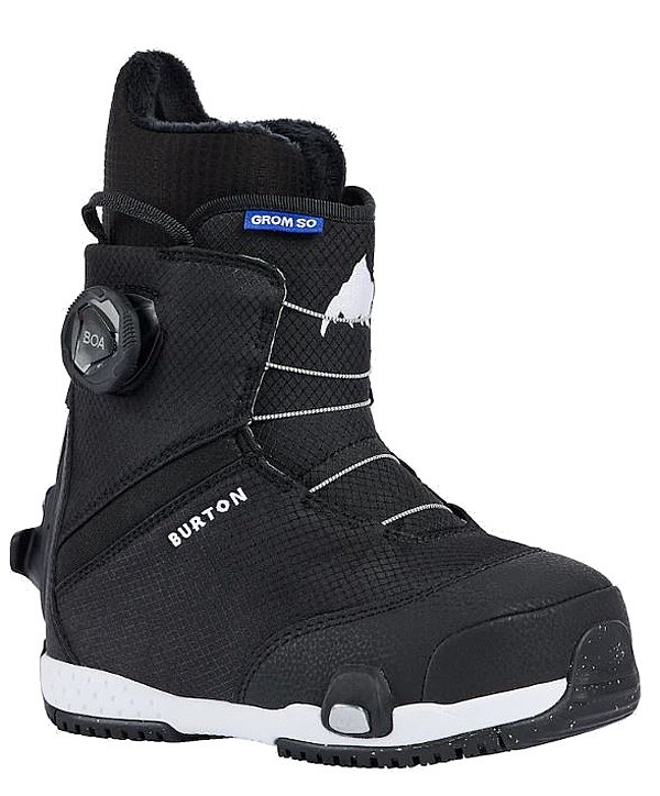 sko Burton Grom Step On Boa - Black - kid´s