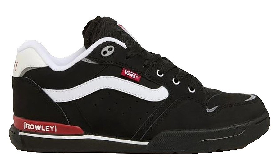 skor Vans Rowley XLT - Black/White/Red