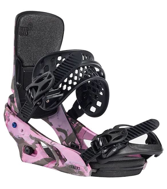 fixations de snowboard Burton Lexa X - Gray/Pink - women´s