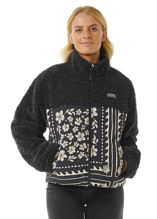 jacket Rip Curl Soleil Puffer - Black - women´s