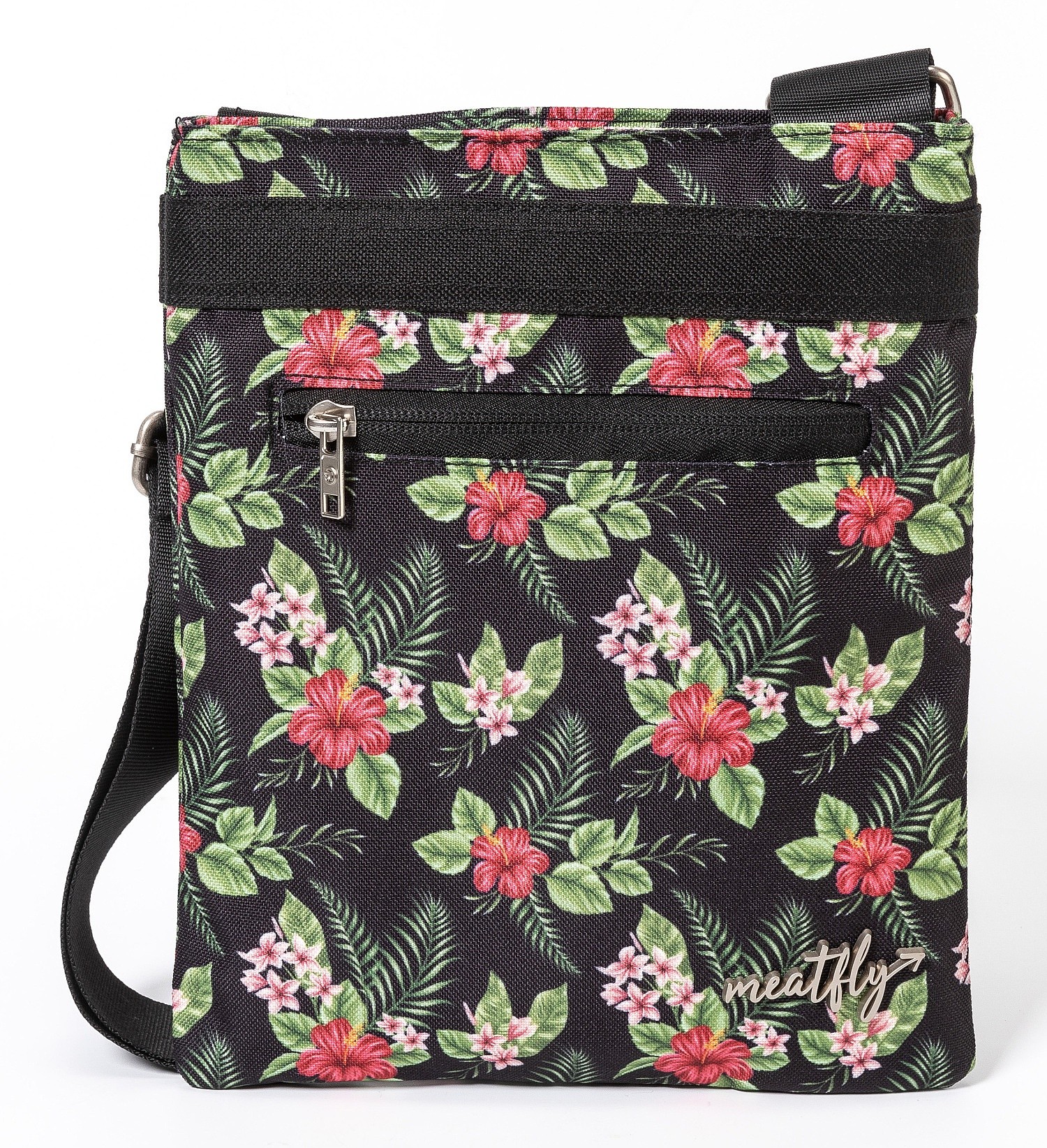 sac bandoulière  Meatfly Dixie - Tropical Black - women´s