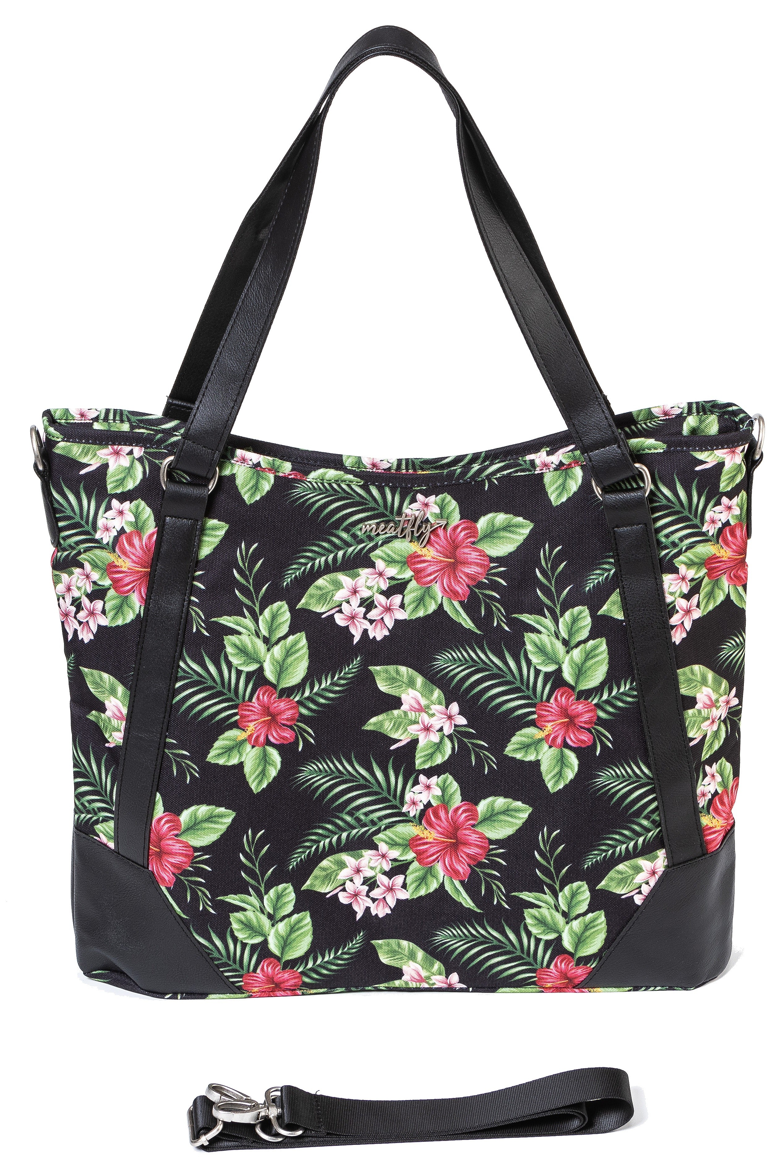 sac bandoulière  Meatfly Insanity - Tropical Black - women´s