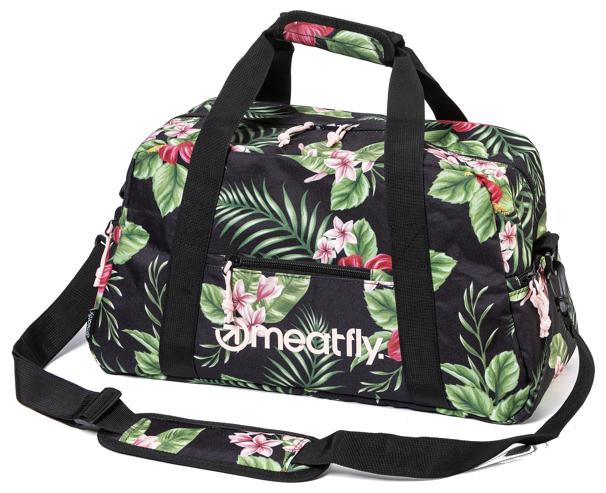 taška Meatfly Mavis Duffle - Tropical Black
