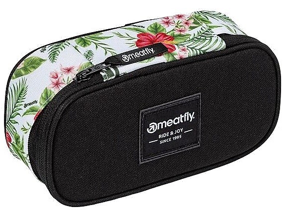 Federmappe/Schlampemäppchen Meatfly Pencil Case - White Tropical