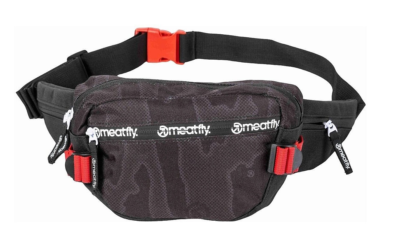 sac bum Meatfly Dash Waist - Morph Black