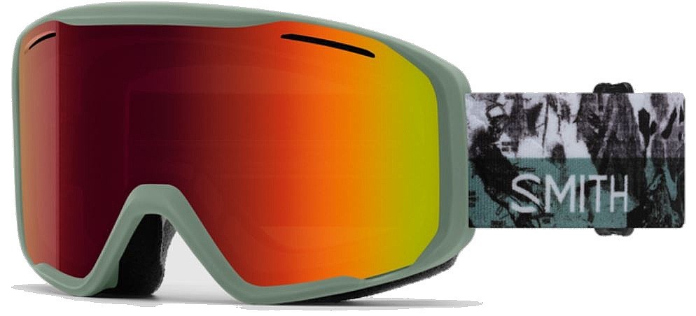 brýle Smith Blazer - Sage Brush Paste Up/Red Sol-X Mirror