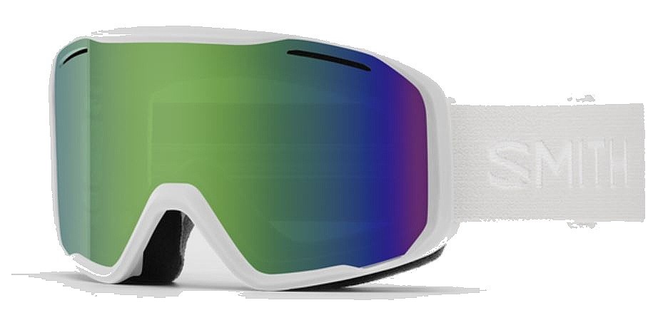 maschera da sci Smith Blazer - White/Green Sol-X Mirror - men´s