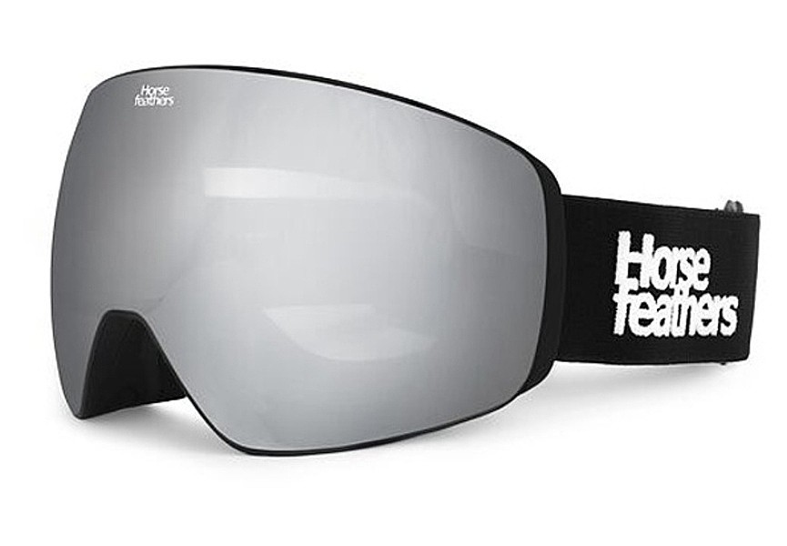 maschera da sci Horsefeathers Scout - Black/Mirror Silver - men´s