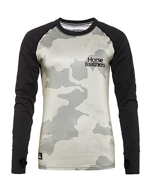 T-shirt Horsefeathers Mirra LS - Snowstorm - women´s