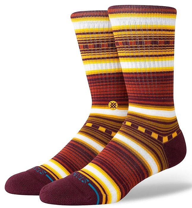 chaussettes Stance Windy Pine Crew - Rust