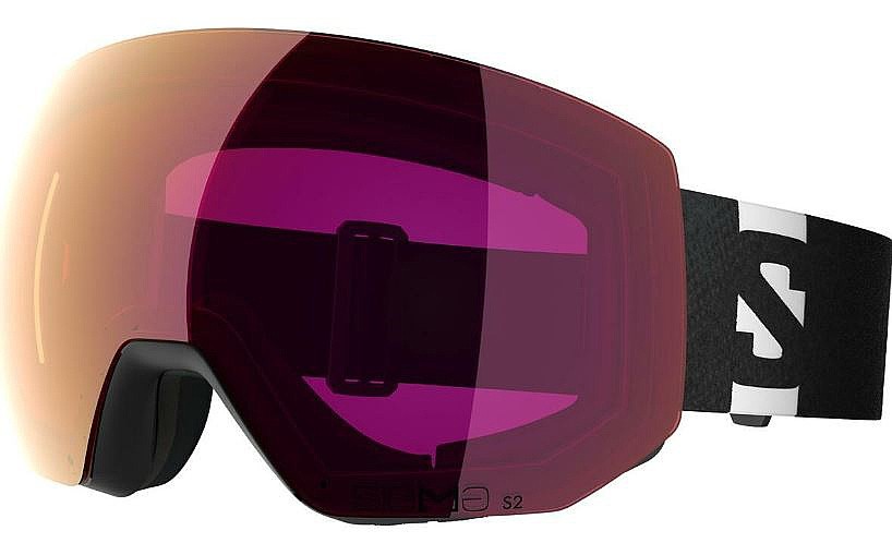 masque de ski  Salomon Radium Pro Sigma - Black/Sigma Poppy Red