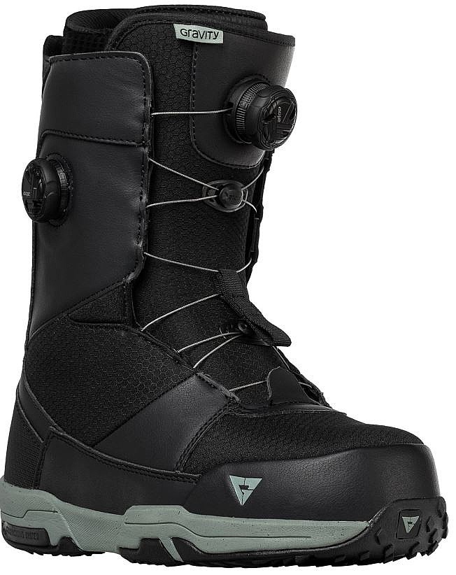 обувь Gravity Manual Dual Atop Boa - Black/Grey - men´s