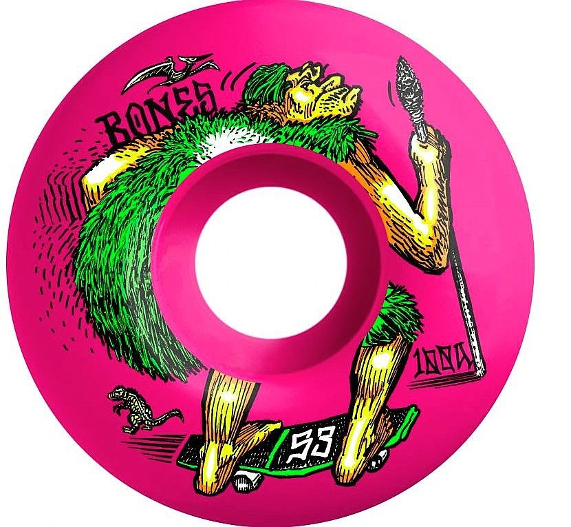 wheels  Bones OG Formula Neondrethal 100A V4 Wide - Pink