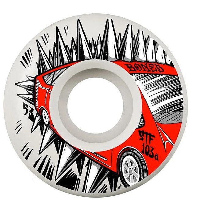 roues Bones STF Judas Prius 103A V2 - White