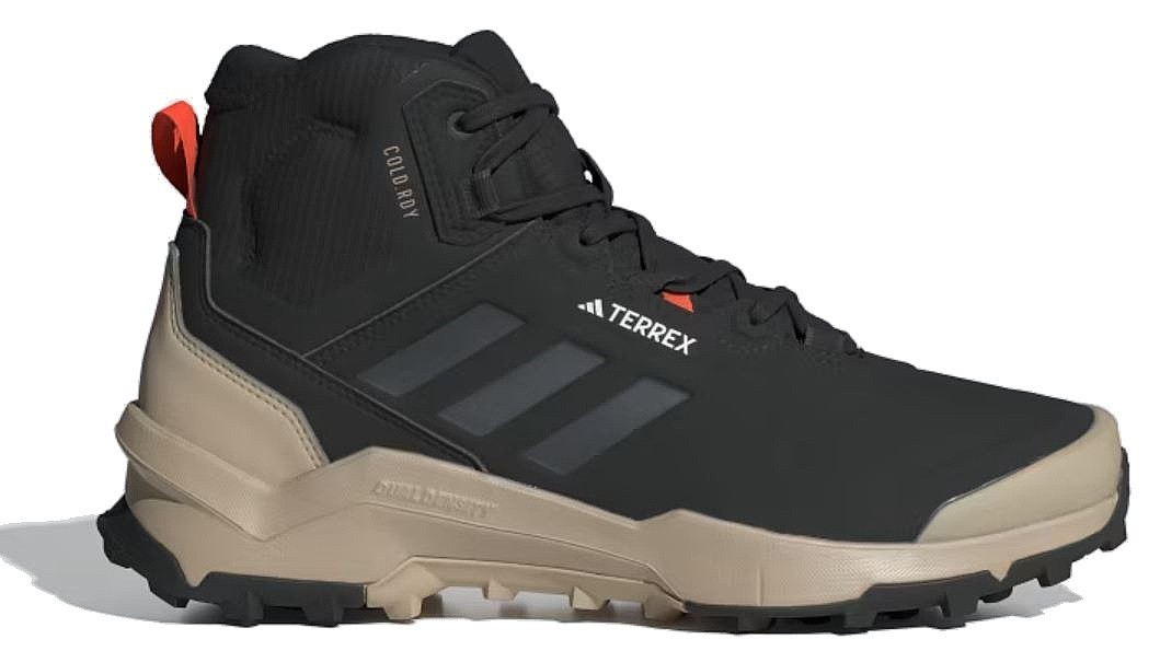 topánky adidas Performance Terrex AX4 Mid Beta Cold.RDY - Core Black/Carbon/Semi Impact Orange
