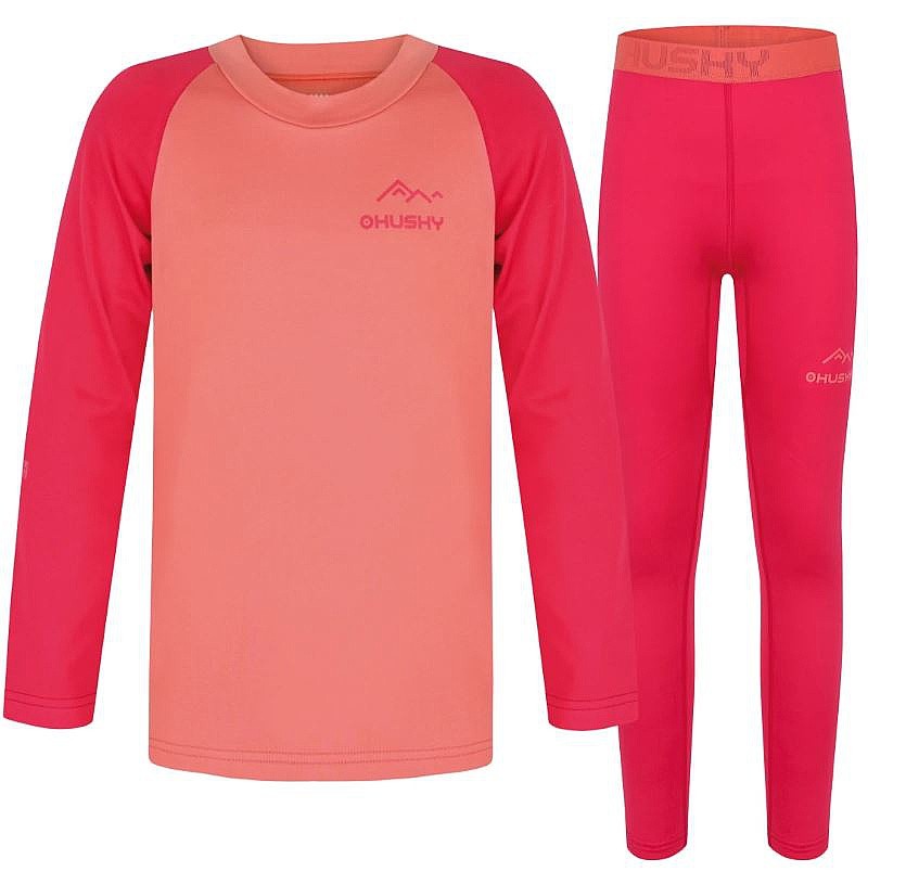 Einstellen Husky Active Winter Tombo Set - Light Orange/Pink - unisex junior