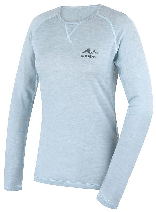 tričko Husky Merino Merow LS - Faded Mint