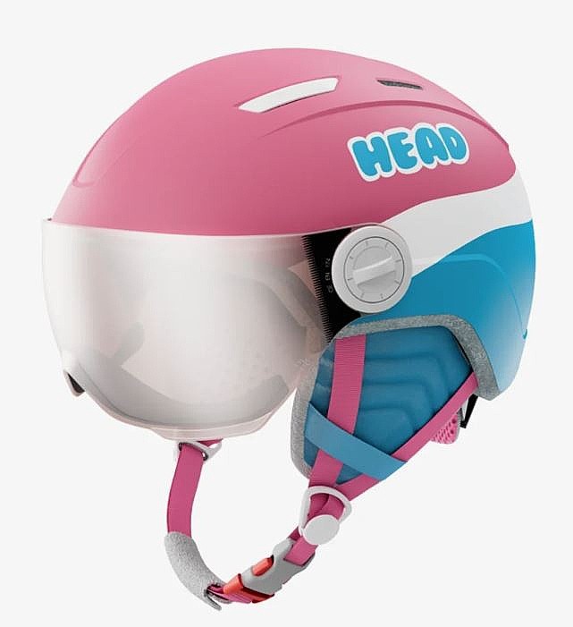 helmet Head Maja Visor - Pink/Blue - unisex junior
